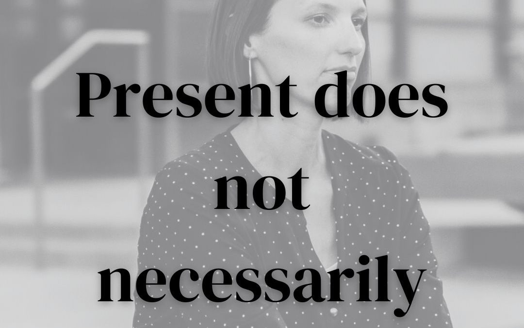 [Bonus] Presence does not necessarily mean still: 12 days of presence